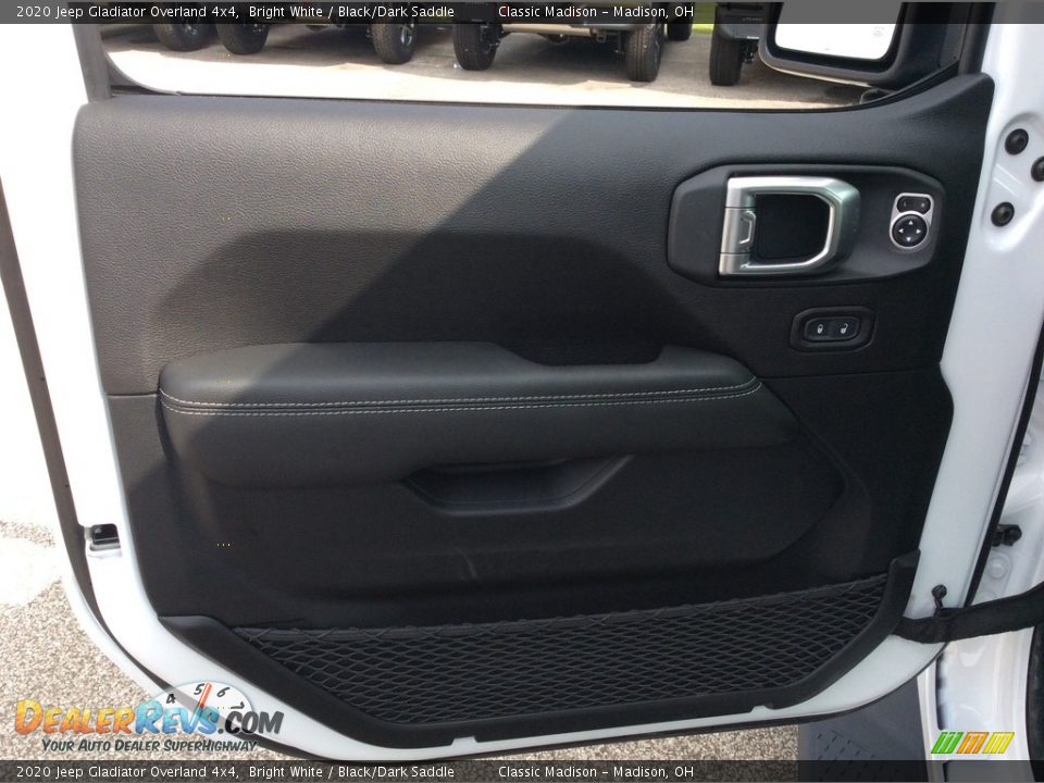 2020 Jeep Gladiator Overland 4x4 Bright White / Black/Dark Saddle Photo #11