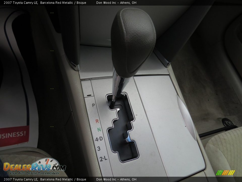 2007 Toyota Camry LE Barcelona Red Metallic / Bisque Photo #35