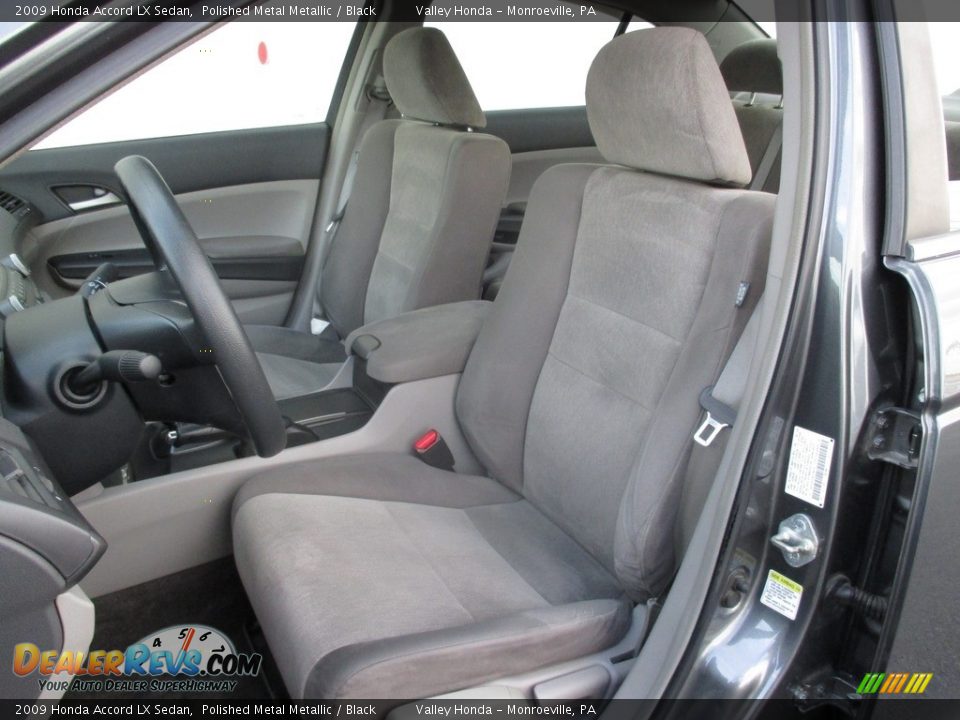 2009 Honda Accord LX Sedan Polished Metal Metallic / Black Photo #11