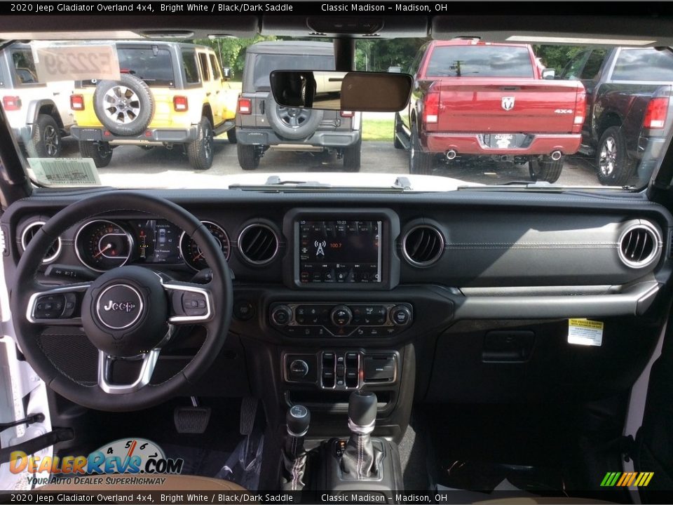 2020 Jeep Gladiator Overland 4x4 Bright White / Black/Dark Saddle Photo #13
