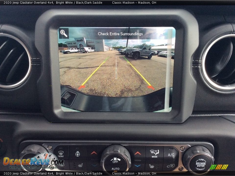 2020 Jeep Gladiator Overland 4x4 Bright White / Black/Dark Saddle Photo #18