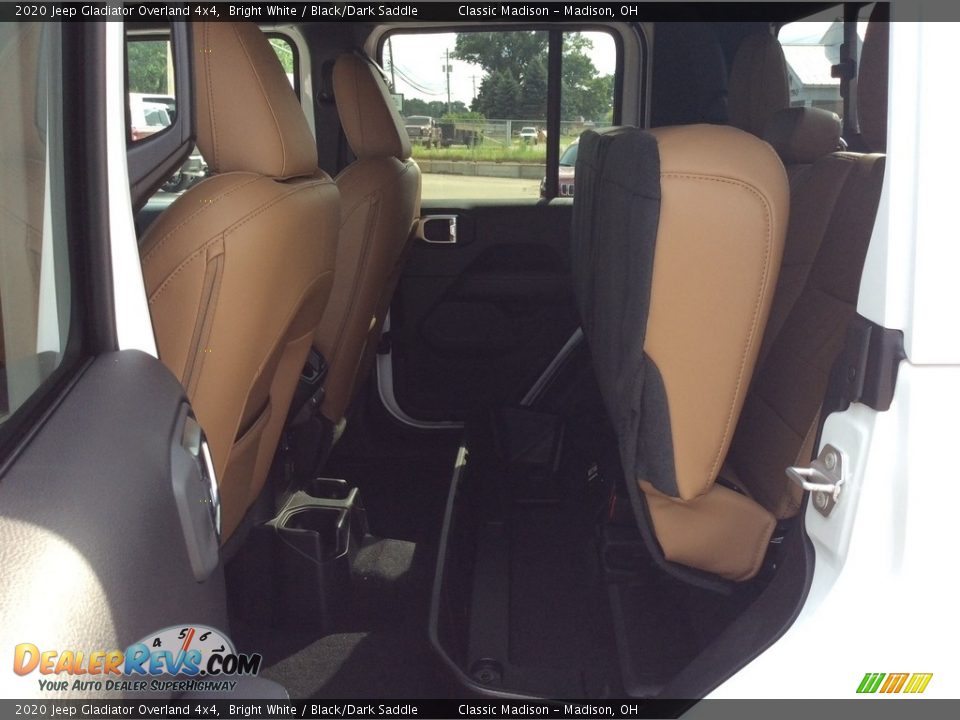 2020 Jeep Gladiator Overland 4x4 Bright White / Black/Dark Saddle Photo #20