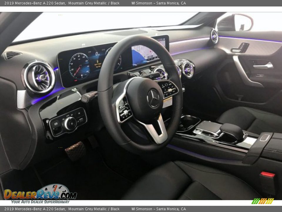 2019 Mercedes-Benz A 220 Sedan Mountain Grey Metallic / Black Photo #4