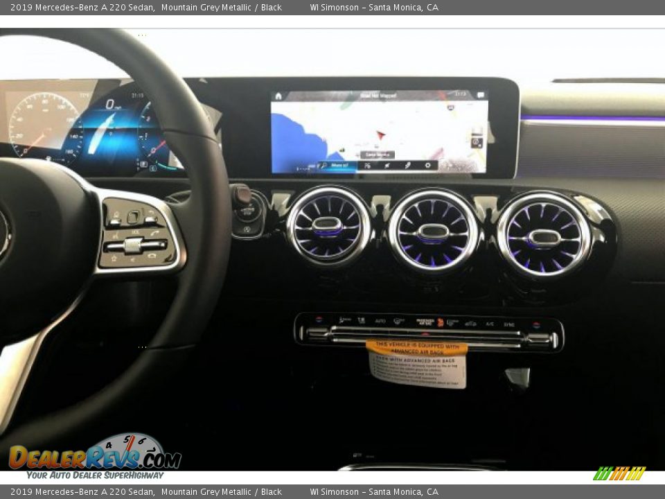 2019 Mercedes-Benz A 220 Sedan Mountain Grey Metallic / Black Photo #6