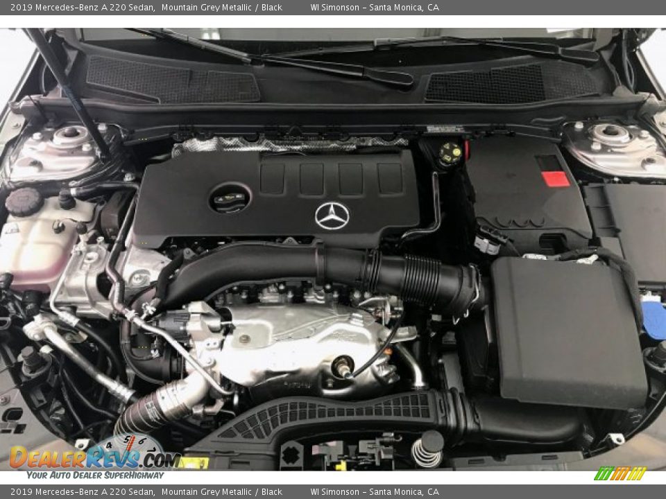 2019 Mercedes-Benz A 220 Sedan Mountain Grey Metallic / Black Photo #8
