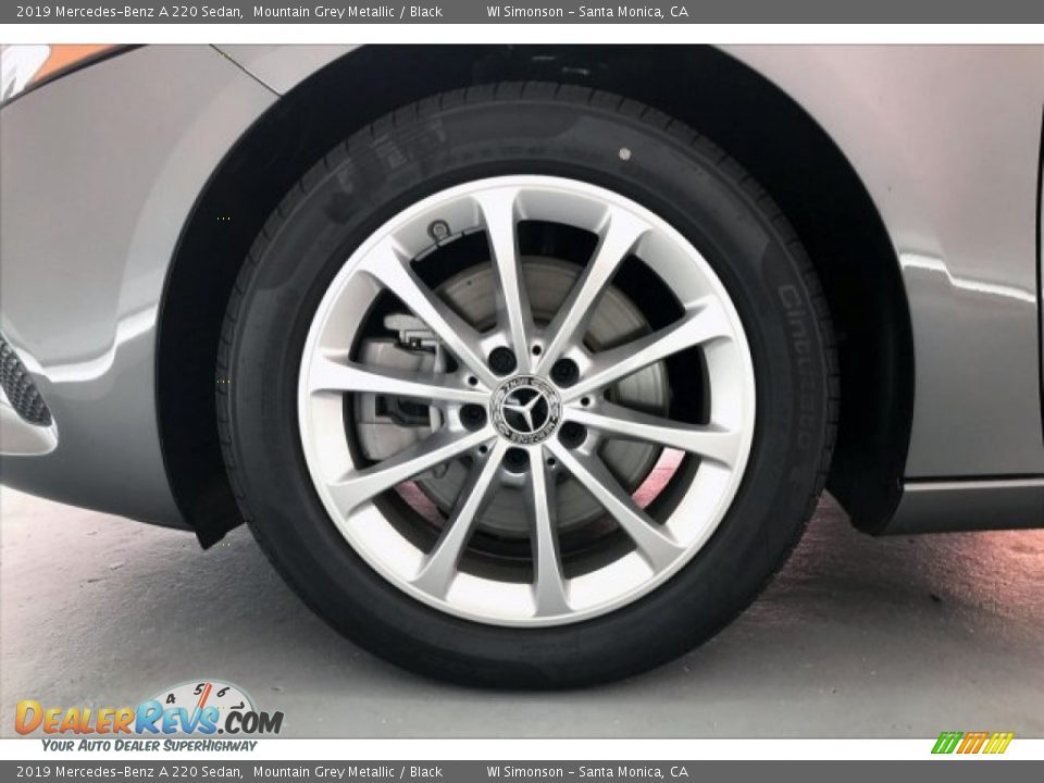 2019 Mercedes-Benz A 220 Sedan Mountain Grey Metallic / Black Photo #9