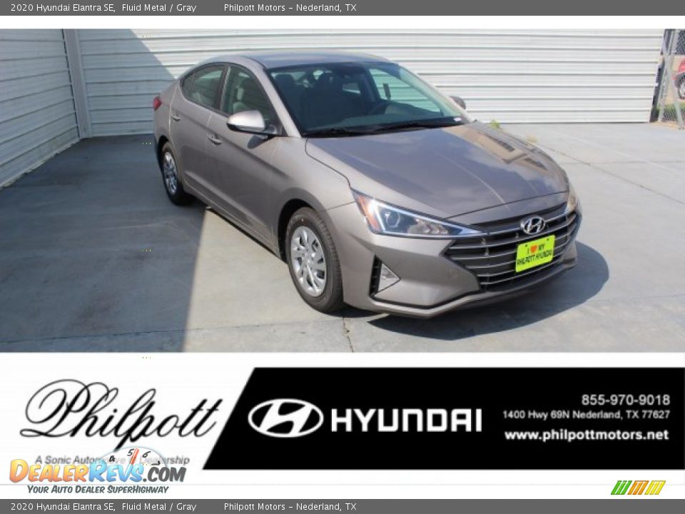 2020 Hyundai Elantra SE Fluid Metal / Gray Photo #1