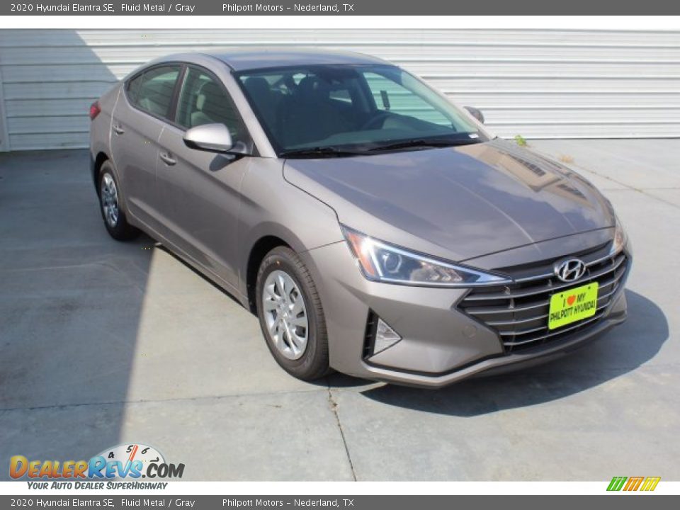 2020 Hyundai Elantra SE Fluid Metal / Gray Photo #2