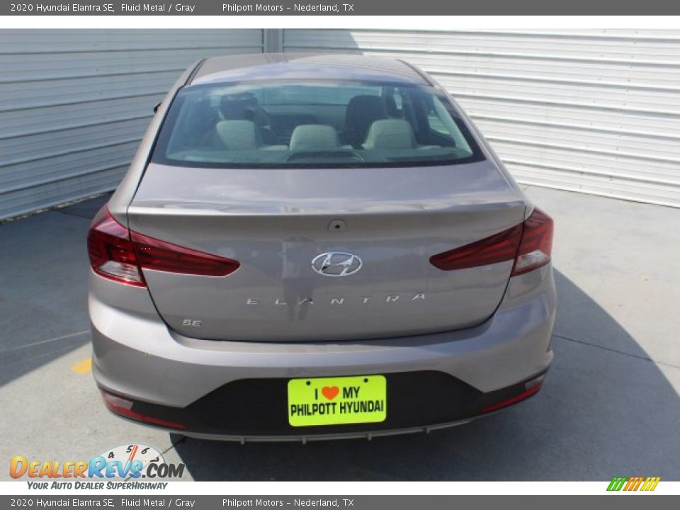 2020 Hyundai Elantra SE Fluid Metal / Gray Photo #8