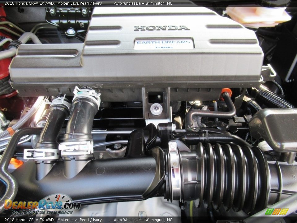 2018 Honda CR-V EX AWD Molten Lava Pearl / Ivory Photo #6