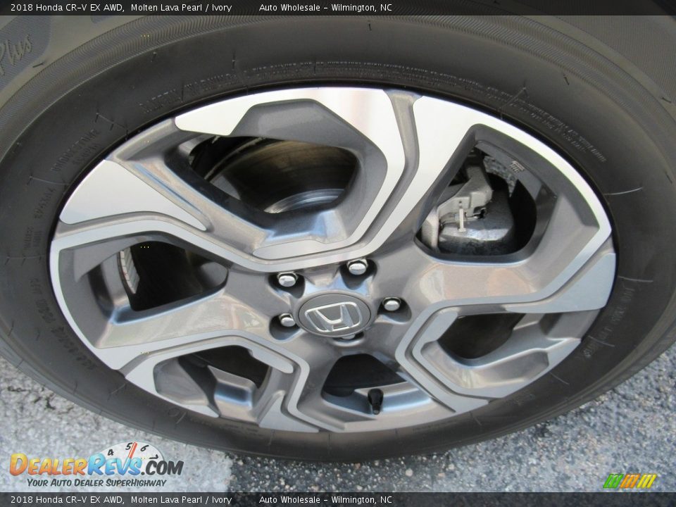 2018 Honda CR-V EX AWD Molten Lava Pearl / Ivory Photo #7