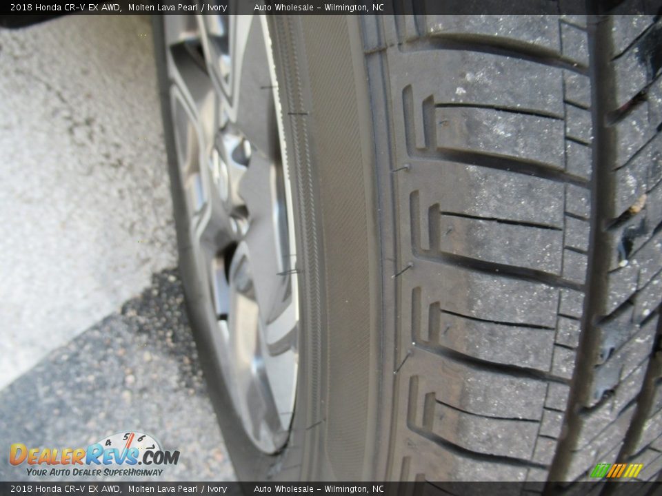 2018 Honda CR-V EX AWD Molten Lava Pearl / Ivory Photo #8