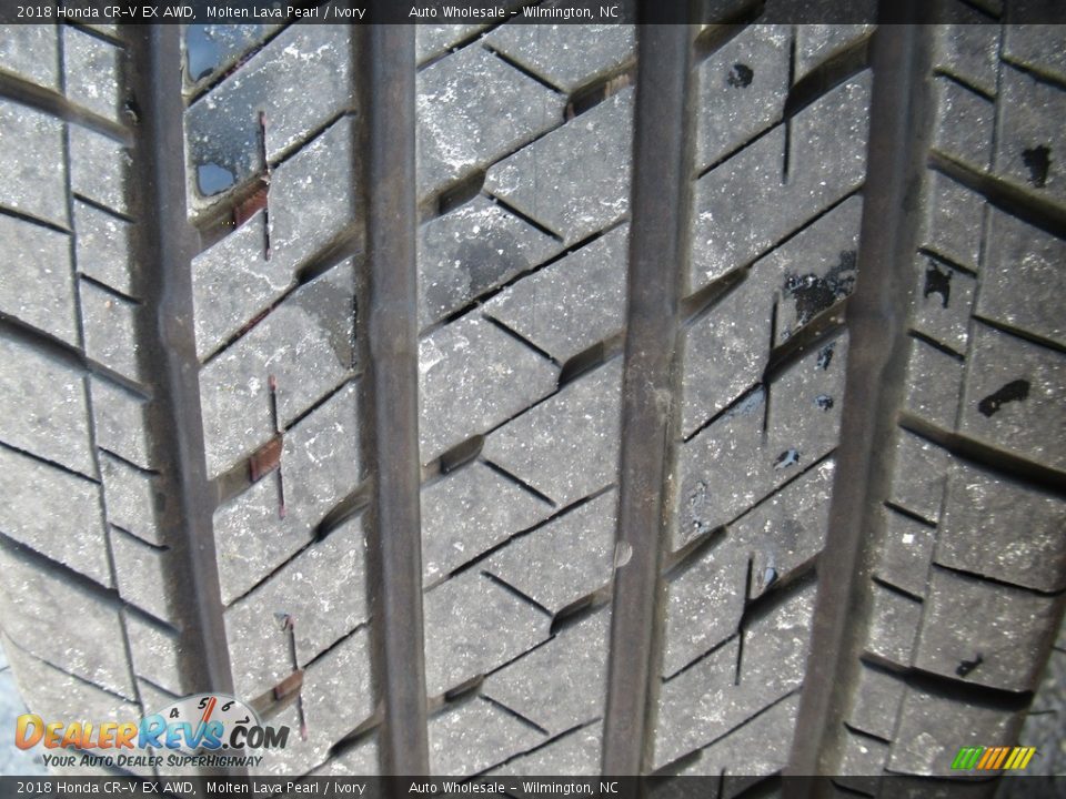 2018 Honda CR-V EX AWD Molten Lava Pearl / Ivory Photo #9