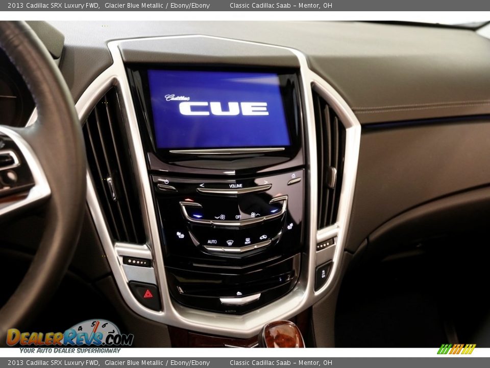 2013 Cadillac SRX Luxury FWD Glacier Blue Metallic / Ebony/Ebony Photo #9