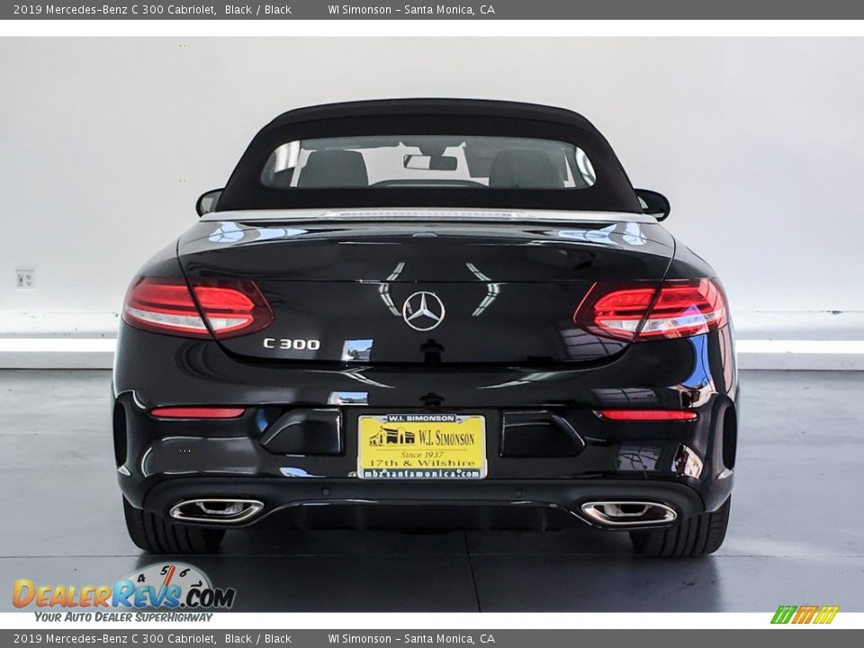 2019 Mercedes-Benz C 300 Cabriolet Black / Black Photo #3
