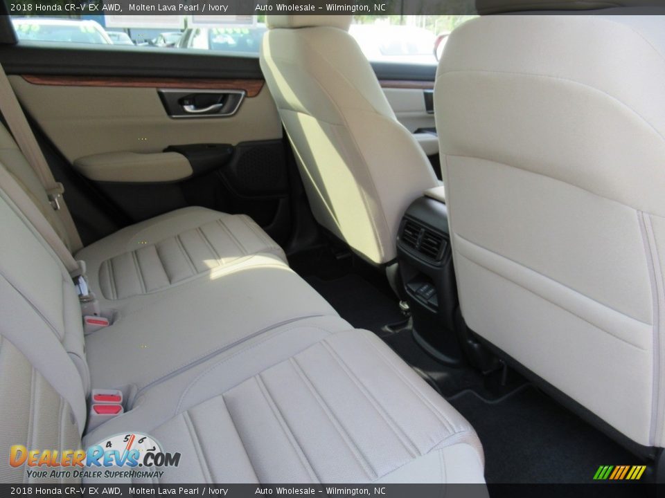 2018 Honda CR-V EX AWD Molten Lava Pearl / Ivory Photo #13