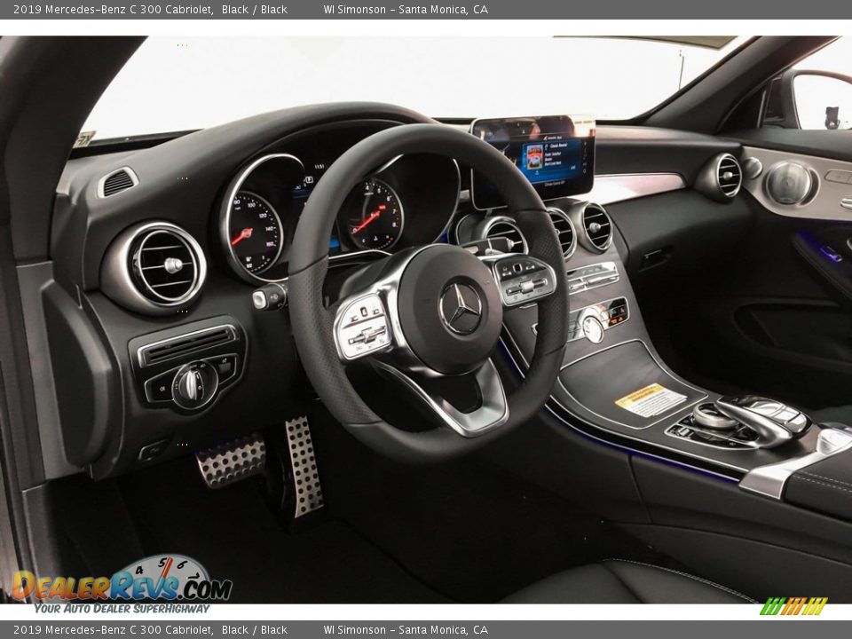2019 Mercedes-Benz C 300 Cabriolet Black / Black Photo #4