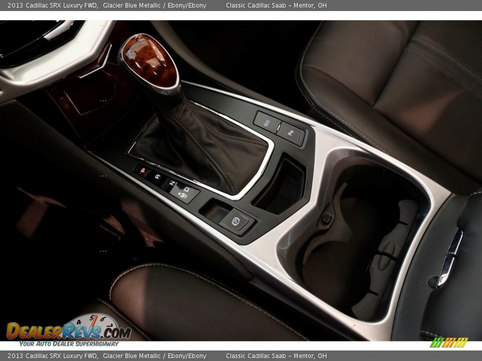2013 Cadillac SRX Luxury FWD Glacier Blue Metallic / Ebony/Ebony Photo #15
