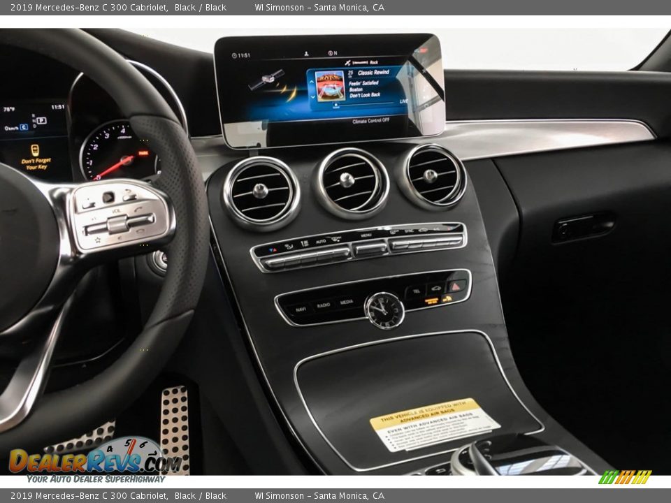 2019 Mercedes-Benz C 300 Cabriolet Black / Black Photo #6
