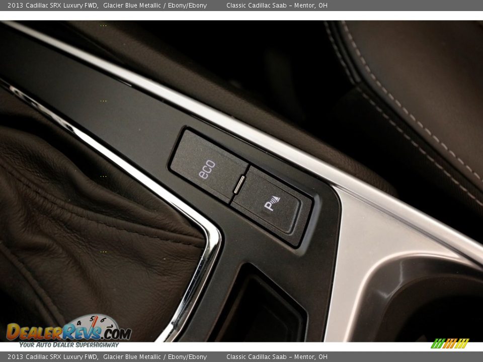 2013 Cadillac SRX Luxury FWD Glacier Blue Metallic / Ebony/Ebony Photo #16