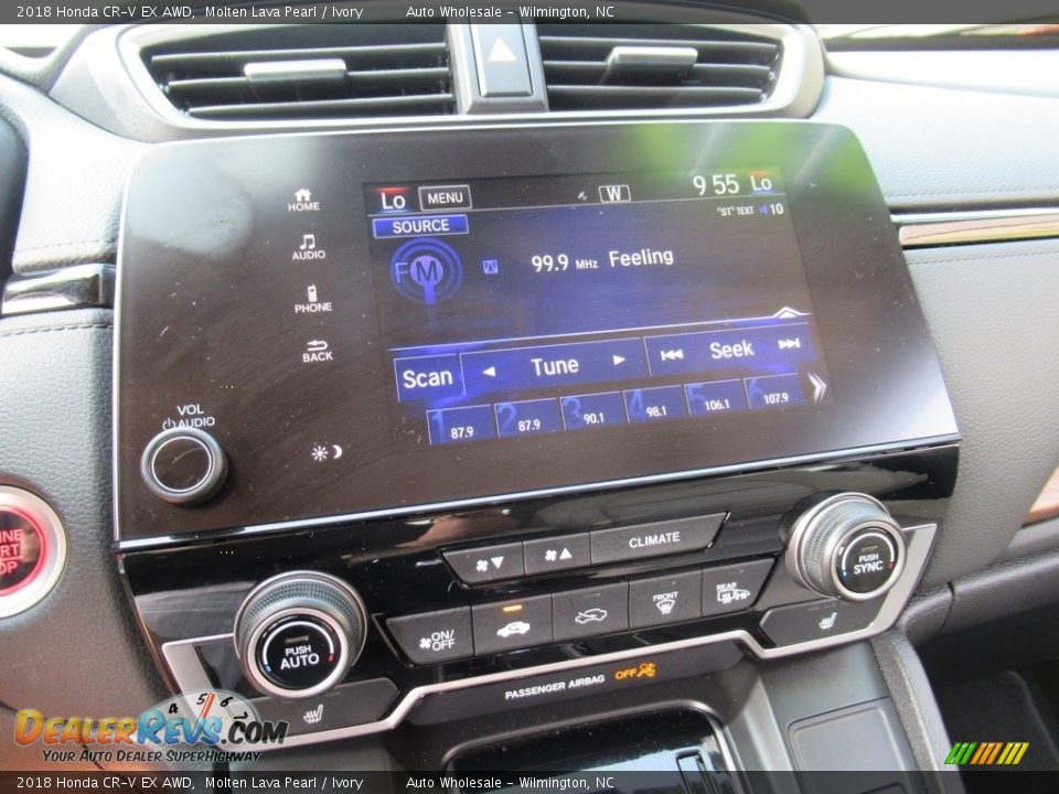 2018 Honda CR-V EX AWD Molten Lava Pearl / Ivory Photo #17