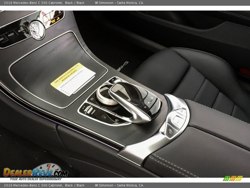 2019 Mercedes-Benz C 300 Cabriolet Black / Black Photo #7