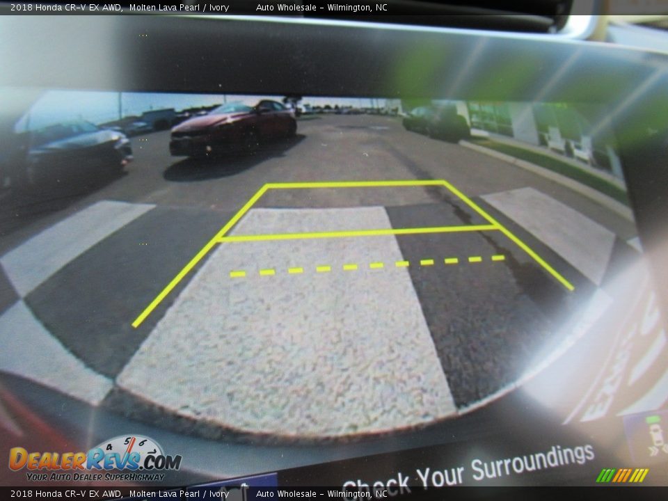 2018 Honda CR-V EX AWD Molten Lava Pearl / Ivory Photo #18