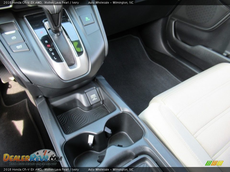 2018 Honda CR-V EX AWD Molten Lava Pearl / Ivory Photo #19