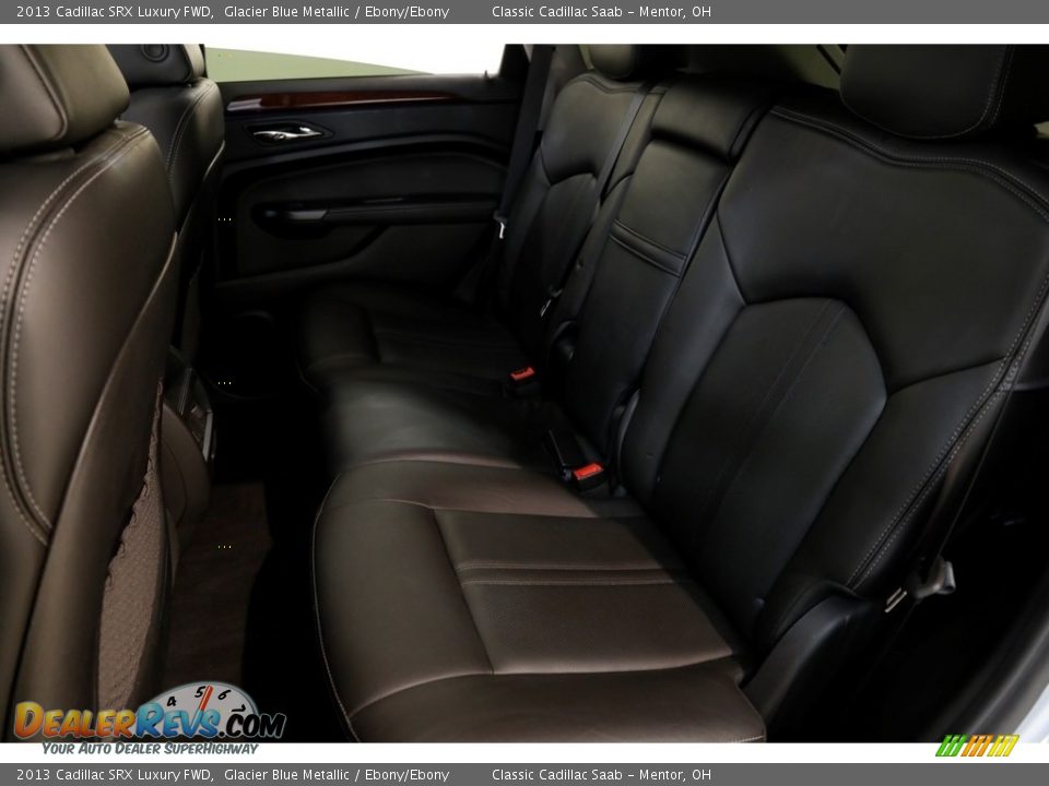 2013 Cadillac SRX Luxury FWD Glacier Blue Metallic / Ebony/Ebony Photo #19
