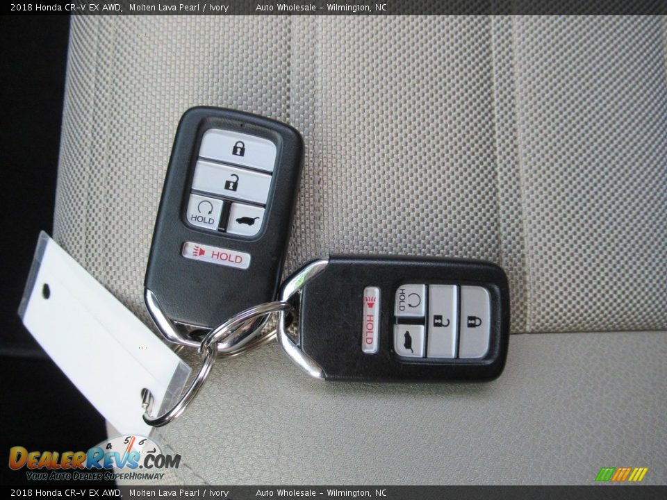 2018 Honda CR-V EX AWD Molten Lava Pearl / Ivory Photo #20