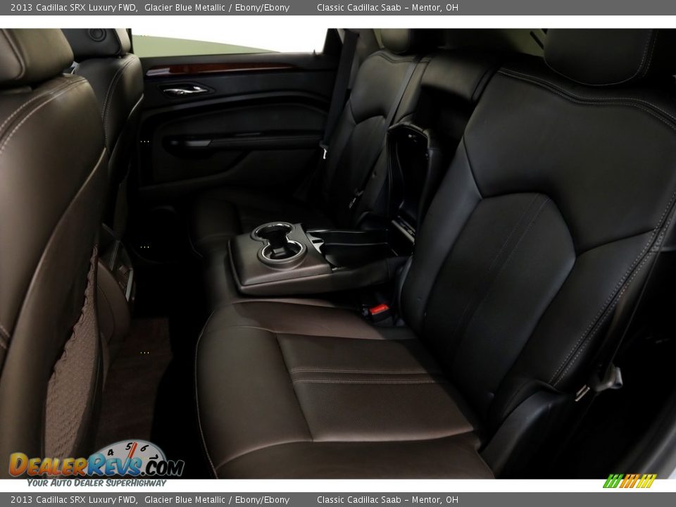 2013 Cadillac SRX Luxury FWD Glacier Blue Metallic / Ebony/Ebony Photo #20
