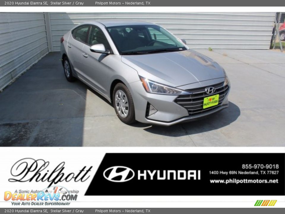 2020 Hyundai Elantra SE Stellar Silver / Gray Photo #1
