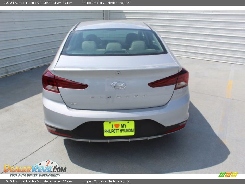 2020 Hyundai Elantra SE Stellar Silver / Gray Photo #7