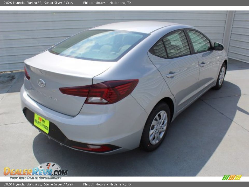 2020 Hyundai Elantra SE Stellar Silver / Gray Photo #8
