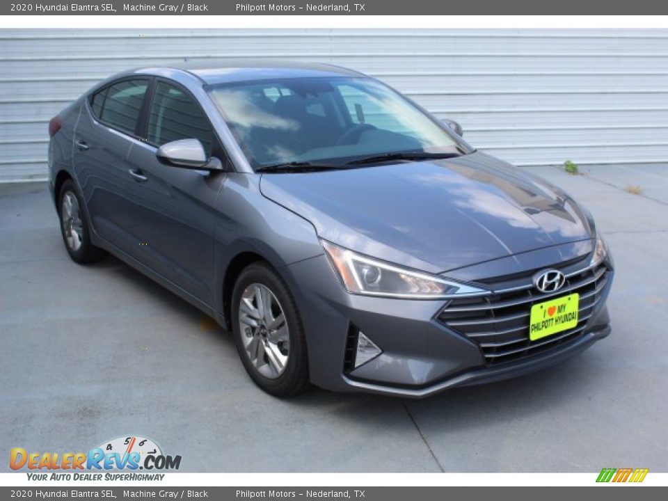 2020 Hyundai Elantra SEL Machine Gray / Black Photo #2