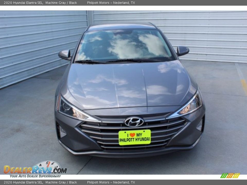 2020 Hyundai Elantra SEL Machine Gray / Black Photo #3