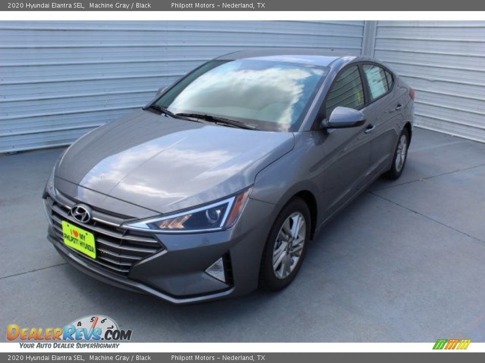 2020 Hyundai Elantra SEL Machine Gray / Black Photo #4