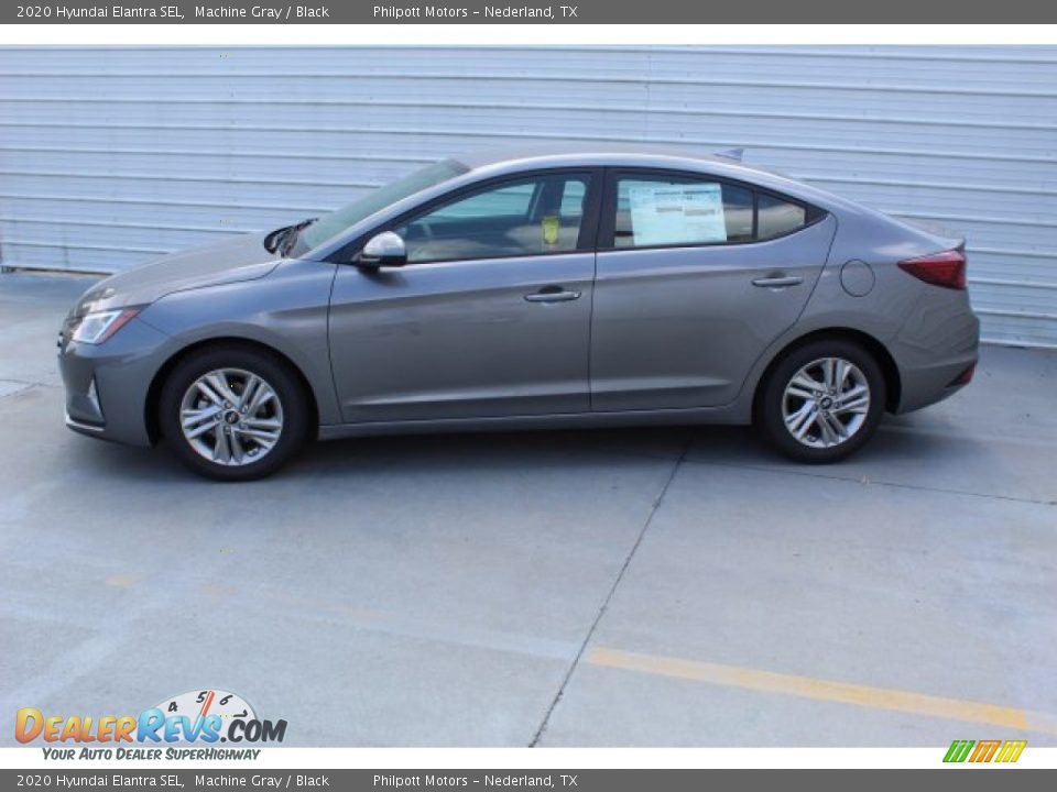 2020 Hyundai Elantra SEL Machine Gray / Black Photo #6
