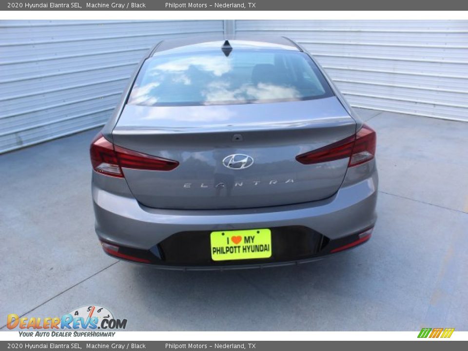 2020 Hyundai Elantra SEL Machine Gray / Black Photo #8