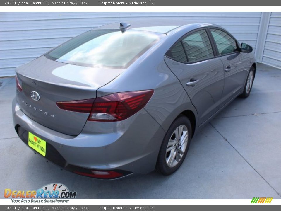 2020 Hyundai Elantra SEL Machine Gray / Black Photo #9