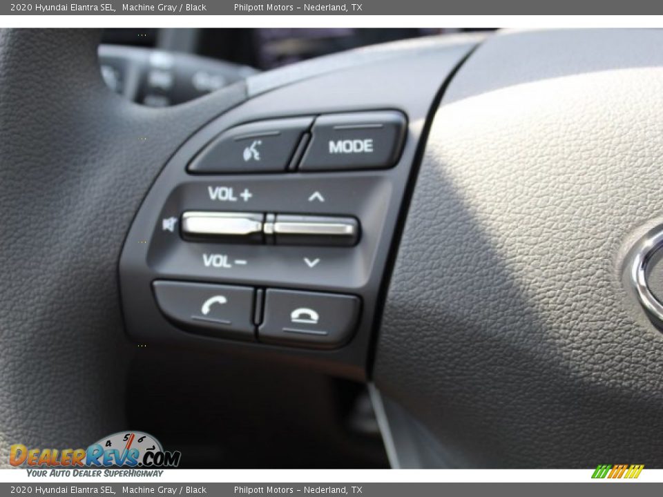 2020 Hyundai Elantra SEL Machine Gray / Black Photo #12