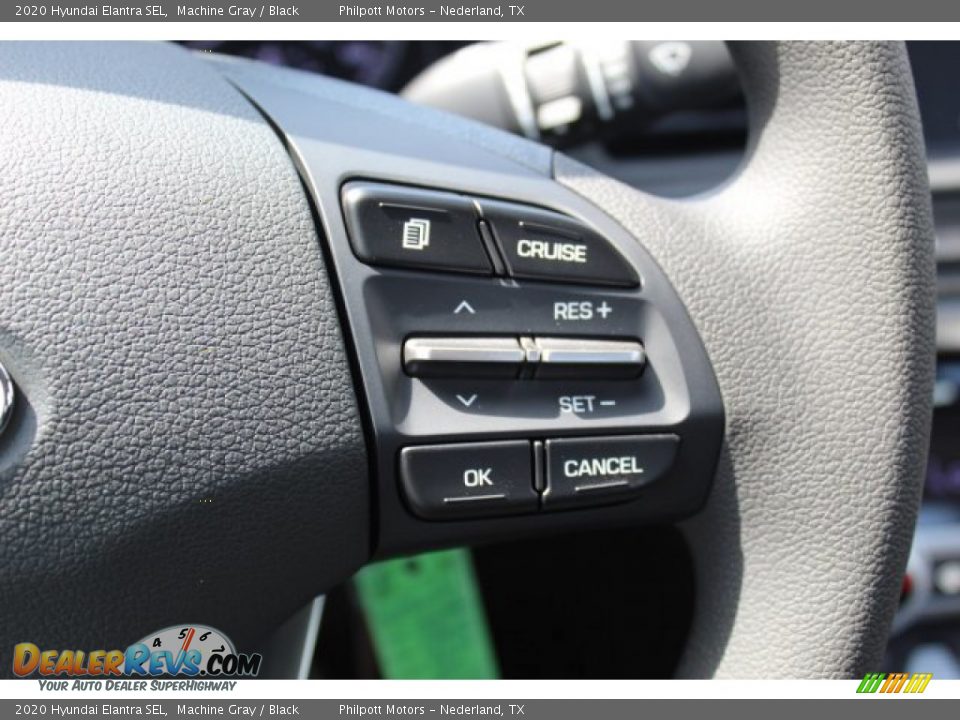 2020 Hyundai Elantra SEL Machine Gray / Black Photo #13
