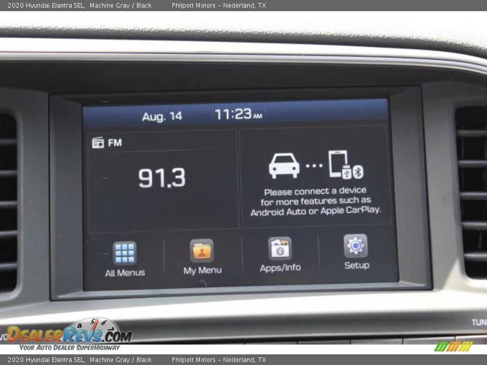 2020 Hyundai Elantra SEL Machine Gray / Black Photo #16