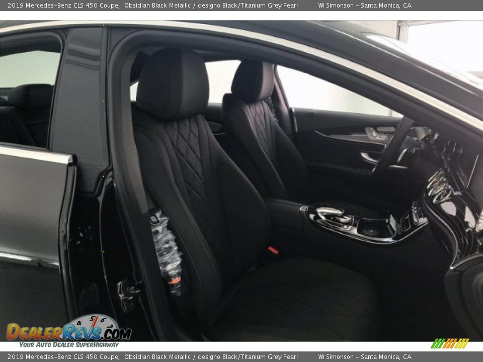 2019 Mercedes-Benz CLS 450 Coupe Obsidian Black Metallic / designo Black/Titanium Grey Pearl Photo #5