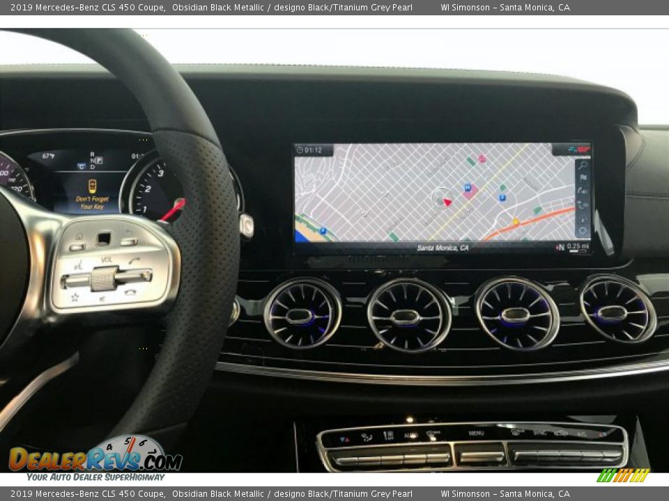 2019 Mercedes-Benz CLS 450 Coupe Obsidian Black Metallic / designo Black/Titanium Grey Pearl Photo #6