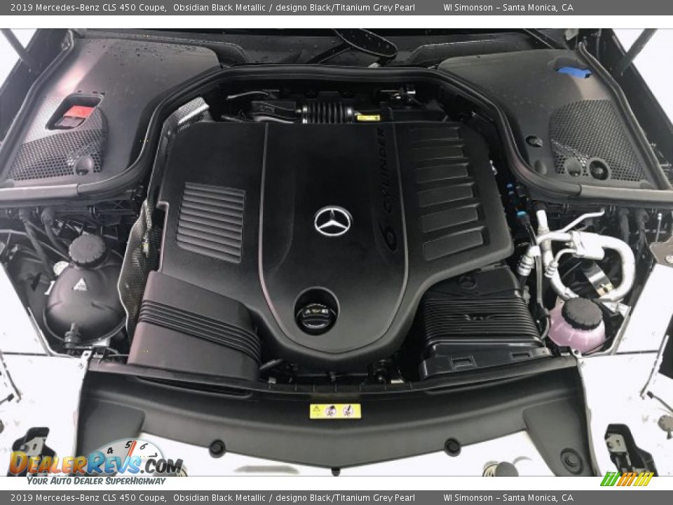 2019 Mercedes-Benz CLS 450 Coupe Obsidian Black Metallic / designo Black/Titanium Grey Pearl Photo #8