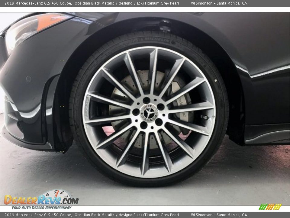 2019 Mercedes-Benz CLS 450 Coupe Obsidian Black Metallic / designo Black/Titanium Grey Pearl Photo #9