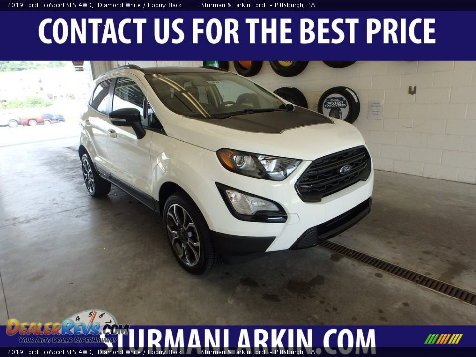 2019 Ford EcoSport SES 4WD Diamond White / Ebony Black Photo #1