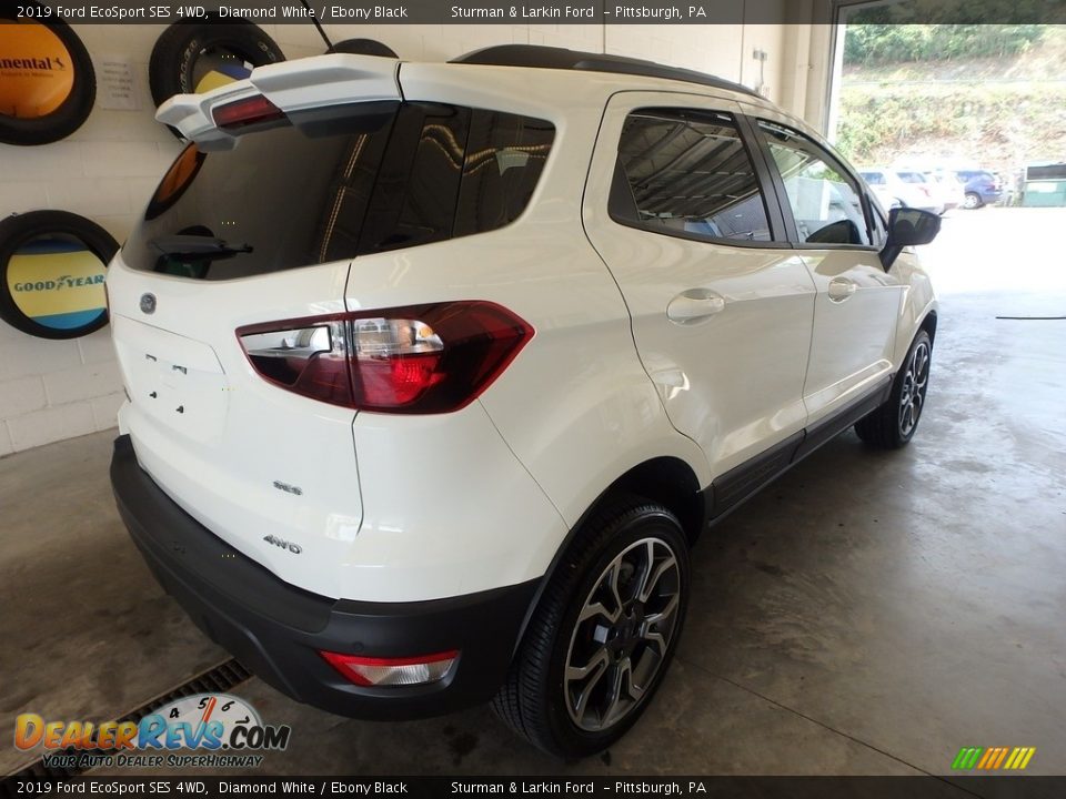 2019 Ford EcoSport SES 4WD Diamond White / Ebony Black Photo #2