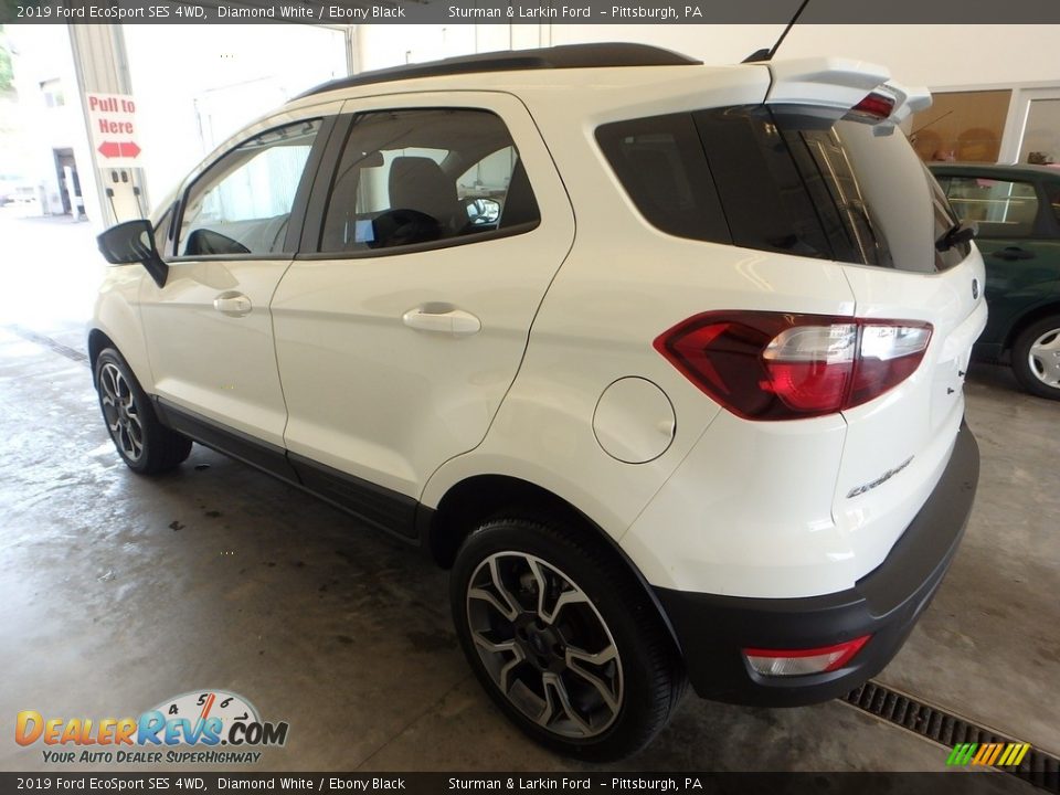 2019 Ford EcoSport SES 4WD Diamond White / Ebony Black Photo #4